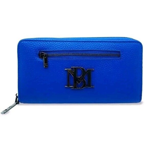 Electric Blue Badgley Mischka Wallet Designer Couture Brand New With Tags 8x4 - Picture 1 of 3